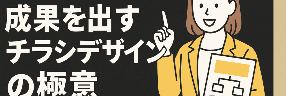 【保存版】成果を出すチラシデザインの極意