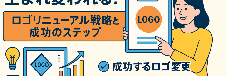 【最新版】ロゴを変えるだけでブランドが生まれ変わる！ ～“伝わる”ロゴリニューアル戦略と成功のステップ～