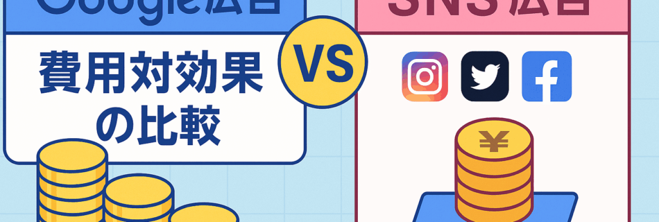 【最新版】Google広告 vs SNS広告｜費用対効果で選ぶ2025年の集客戦略 ～小規模事業者こそ知っておくべき広告運用のリアル～