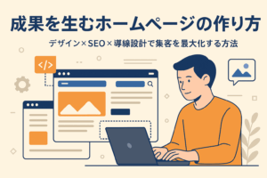 【保存版】成果を生むホームページの作り方 2025年版 ～デザイン×SEO×導線設計で集客を最大化する方法～