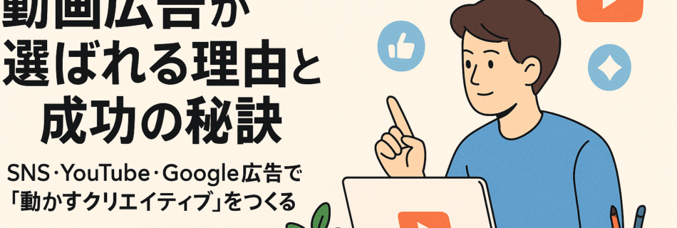 【2025年最新版】動画広告が選ばれる理由と成功の秘訣 ～SNS・YouTube・Google広告で“動かすクリエイティブ”をつくる～