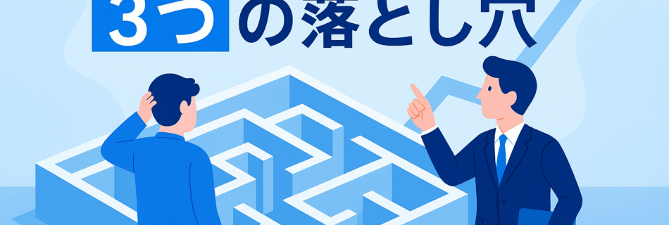 【2025年版】SEO初心者がやりがちな「3つの落とし穴」と正しい改善ステップ