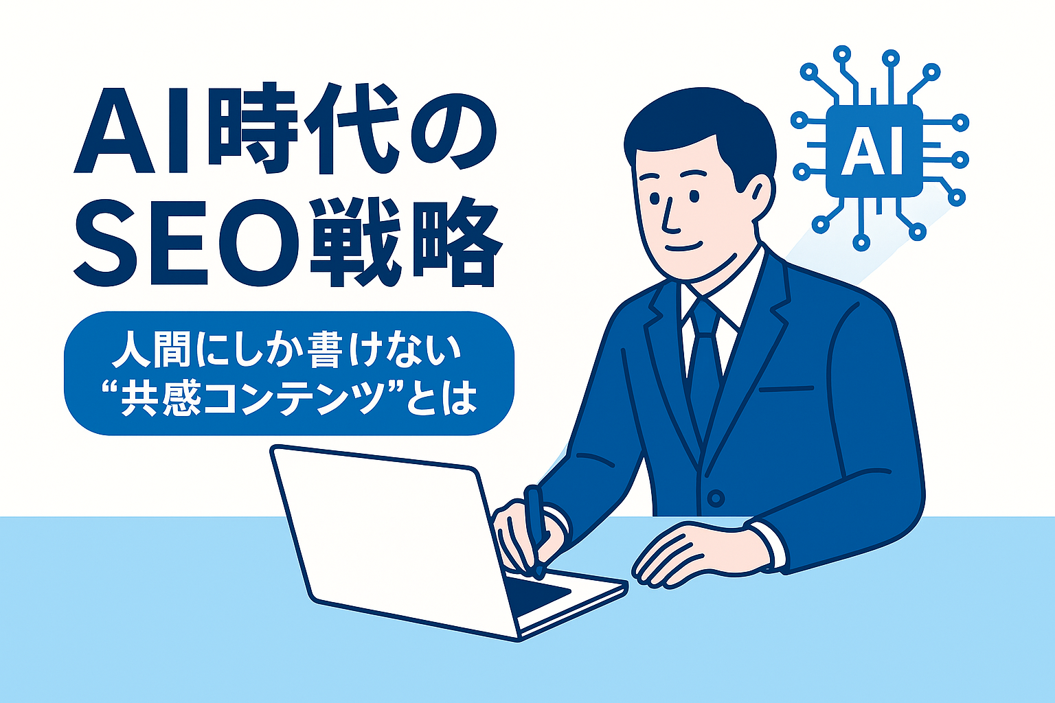 【2025年版】AI時代のSEO戦略|人間にしか書けない“共感コンテンツ”とは