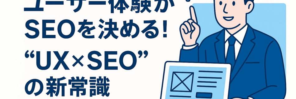 【2025年版】ユーザー体験がSEOを決める！“UX×SEO”の新常識
