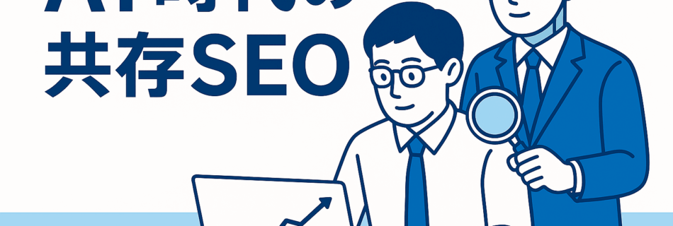 【2025年版】“SEOとAIの共存戦略”｜機械が書けない“人間の言葉”で差をつける方法