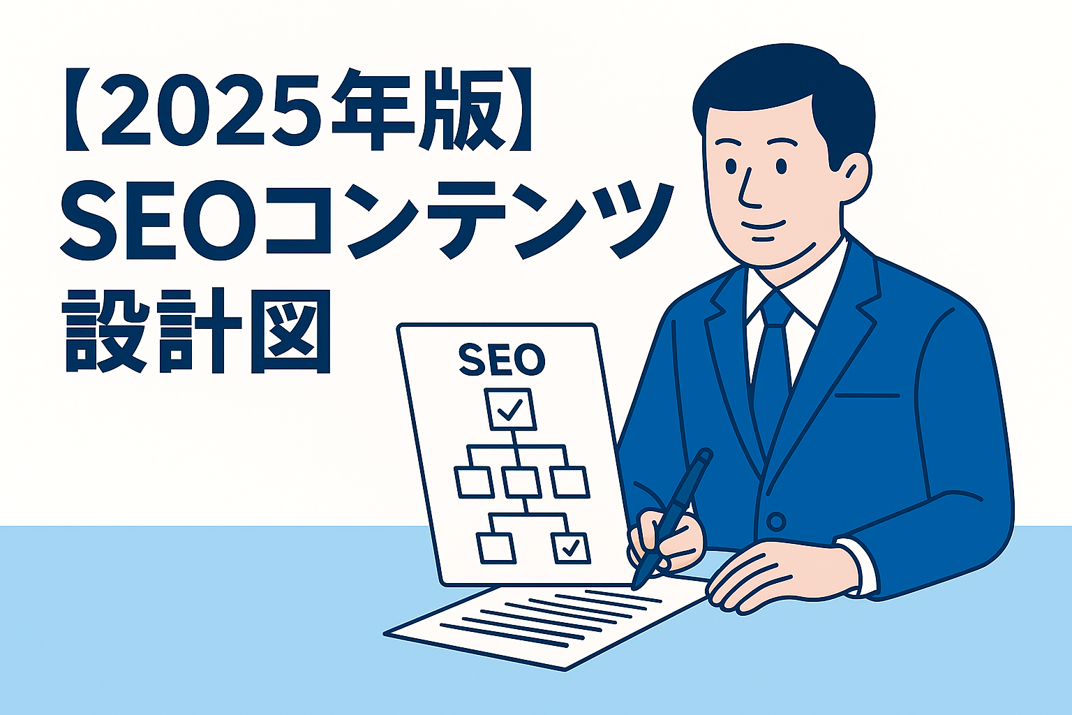 【2025年版】SEOで成果を出すための“コンテンツ設計図”｜上位表示と成約を両立させる構成術