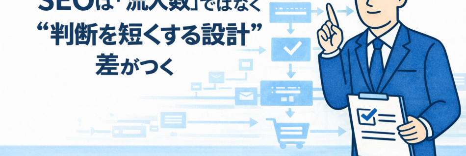 流入数ではなく判断を短くする設計