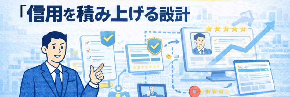 【2026年版】SEOは「アクセスを集める施策」ではなく「信頼を積み上げる設計」