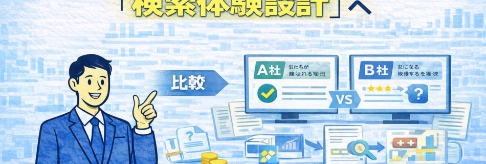 【2026年版】SEOは「キーワード対策」から「検索体験設計」へ