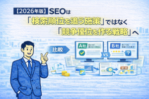SEOは「検索順位を追う施策」ではなく「競争優位を作る戦略」