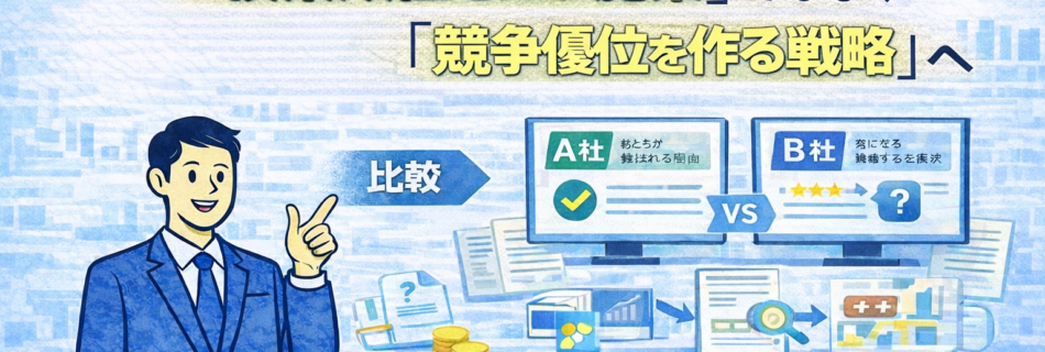 SEOは「検索順位を追う施策」ではなく「競争優位を作る戦略」