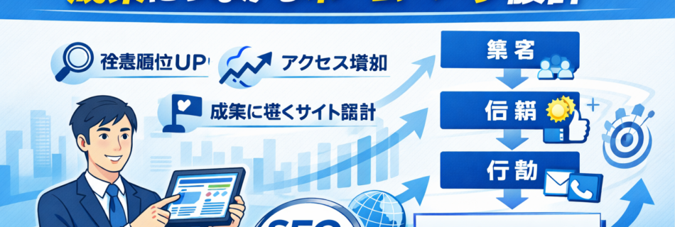 成果につながるHP