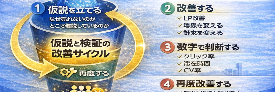 “なんとなく運用”が一番コストが高い。成果が出る企業がやっているWEB改善の回し方