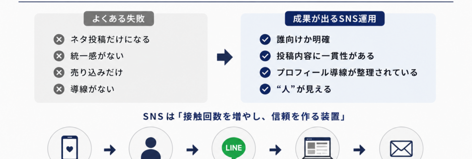 SNSで終わっていませんか