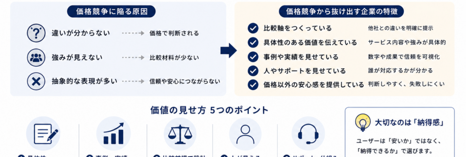 価値の見せ方