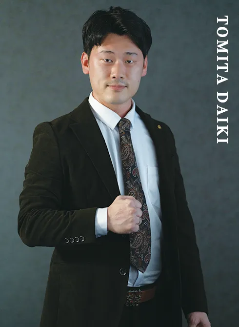 CRM課長冨田大輝の写真